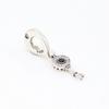 S925 Sterling Silver Key Charm Necklace Pendant with Diamond Inlay – Fashionable Jewelry Gift for Women