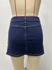 2025 Sexy Retro Denim Mini Skirt: Loose, Slimming, Stylish Women's Fashion