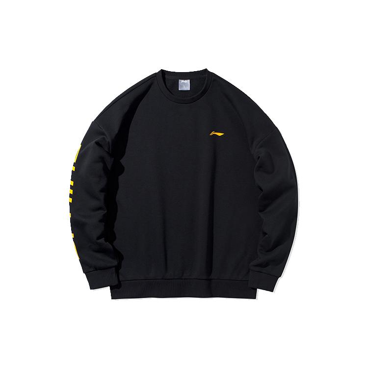 Li Ning Sweatshirt Unisex New Standard Black AWDP932-10 XXL