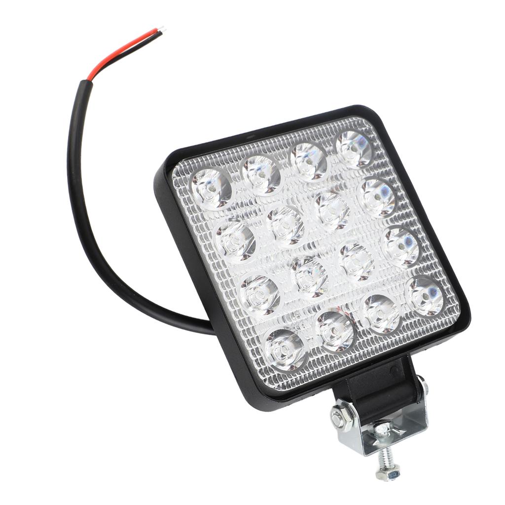 LED Light Pod 4 Inch Square 48W 3000LM 6500K Super Bright IP67 Water Proof LED Spot Light DC930V