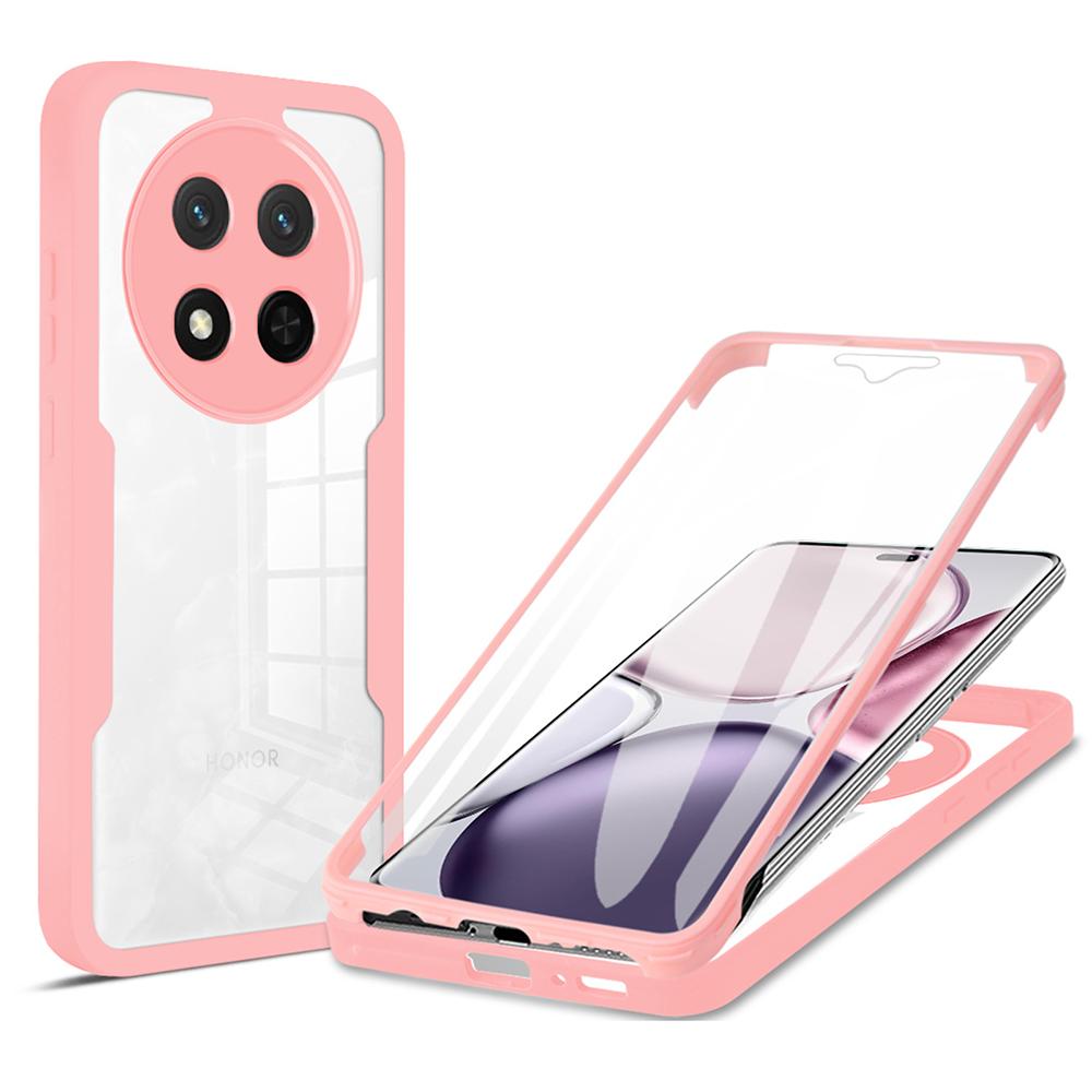 Phone Case For Honor X9c 5G / X60 Pro 5G Acrylic + TPU Clear Phone Cover with PET Screen Film