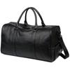 Men's Vintage Leather Travel and Gym Bag with Shoe Compartment - Crossbody Handbag & Shoulder Bag, Large Capacity.