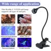 Portable LED UV Curing Light for Drying Nail Polish Gel Clip-On Flexible Desk Mini USB Nail Lamp Dryer Home User Salon Tools