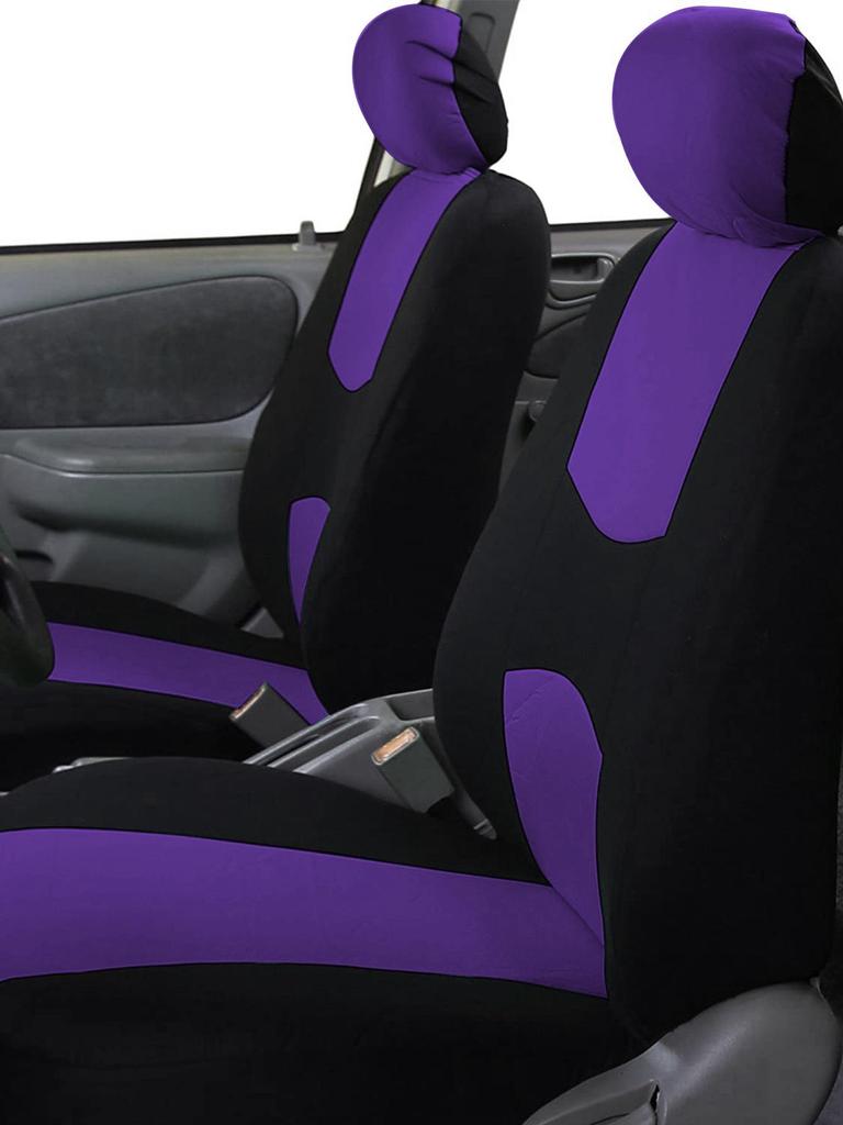 Universal 9-Piece Flat Style Car Seat Cover Set for Five Seats