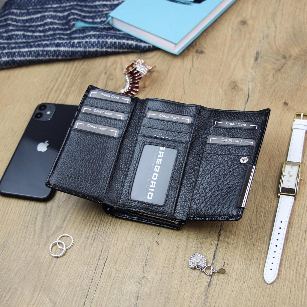 Leder Damen Geldbörse Gregorio GF108