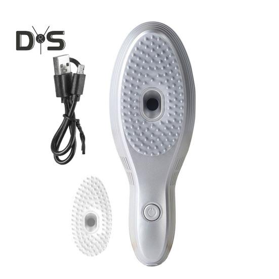 Electric Hair Styling Brush Vacuum Dander Remover & Volumizing Comb with Scalp Massage Type-C Fast Charge Portable Hair Care Tool