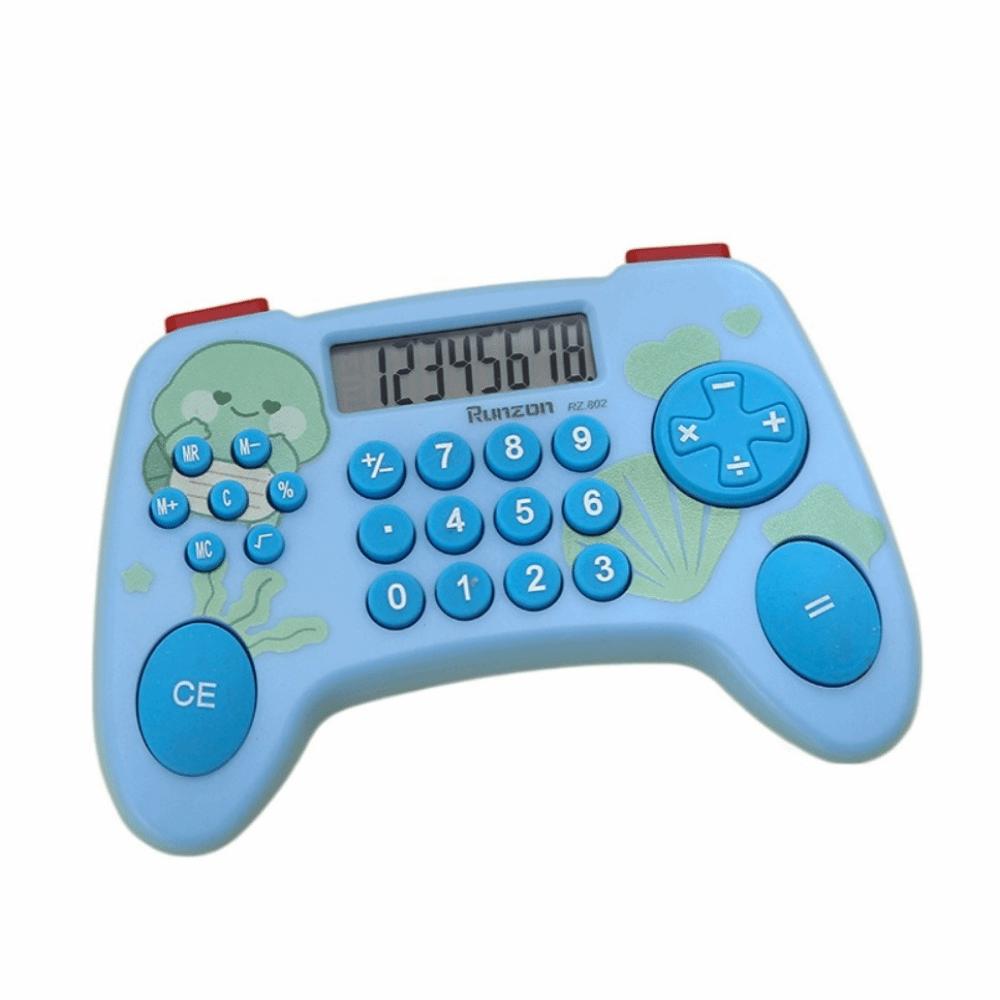 Kształt Konsoli do Gier Kreskówkowy Kalkulator Kreatywny Kalkulator Studencki Rachunkowość Finansowa