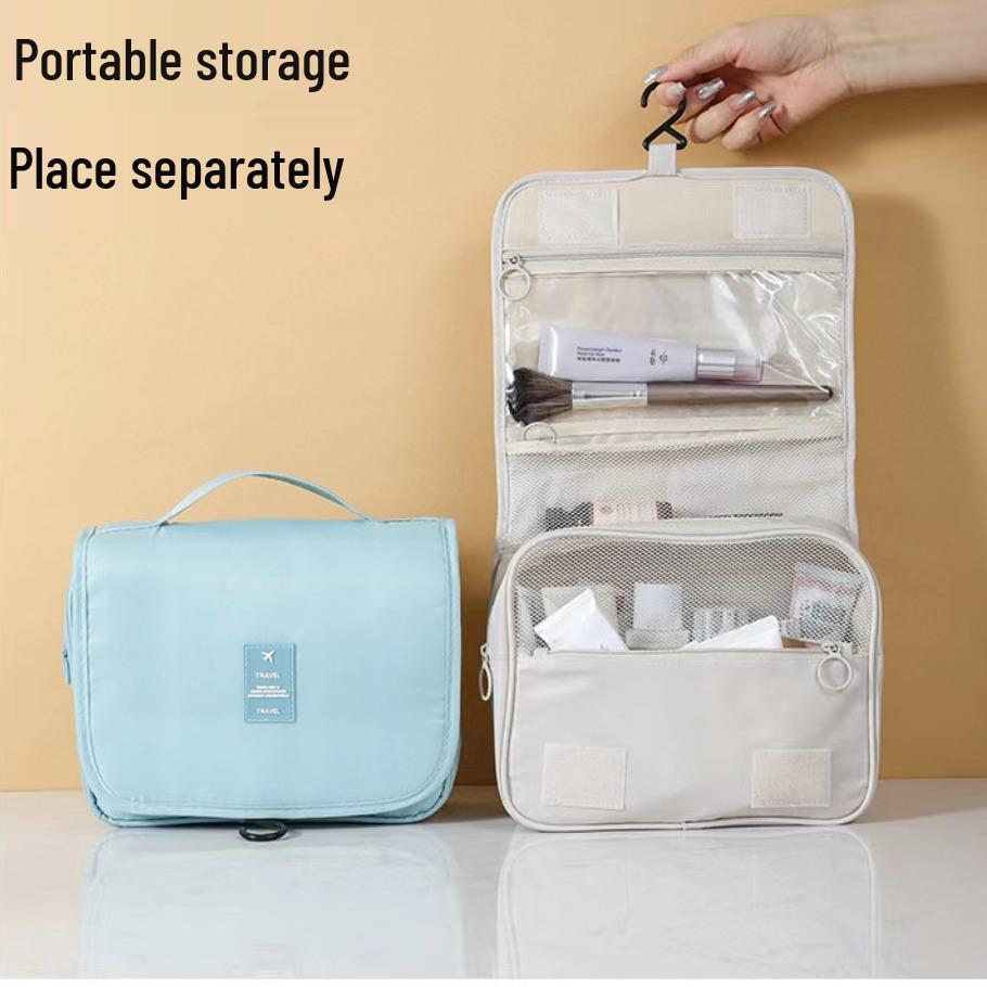 Korean-Style Portable Waterproof Travel Wash Bag - Unisex, Large Capacity