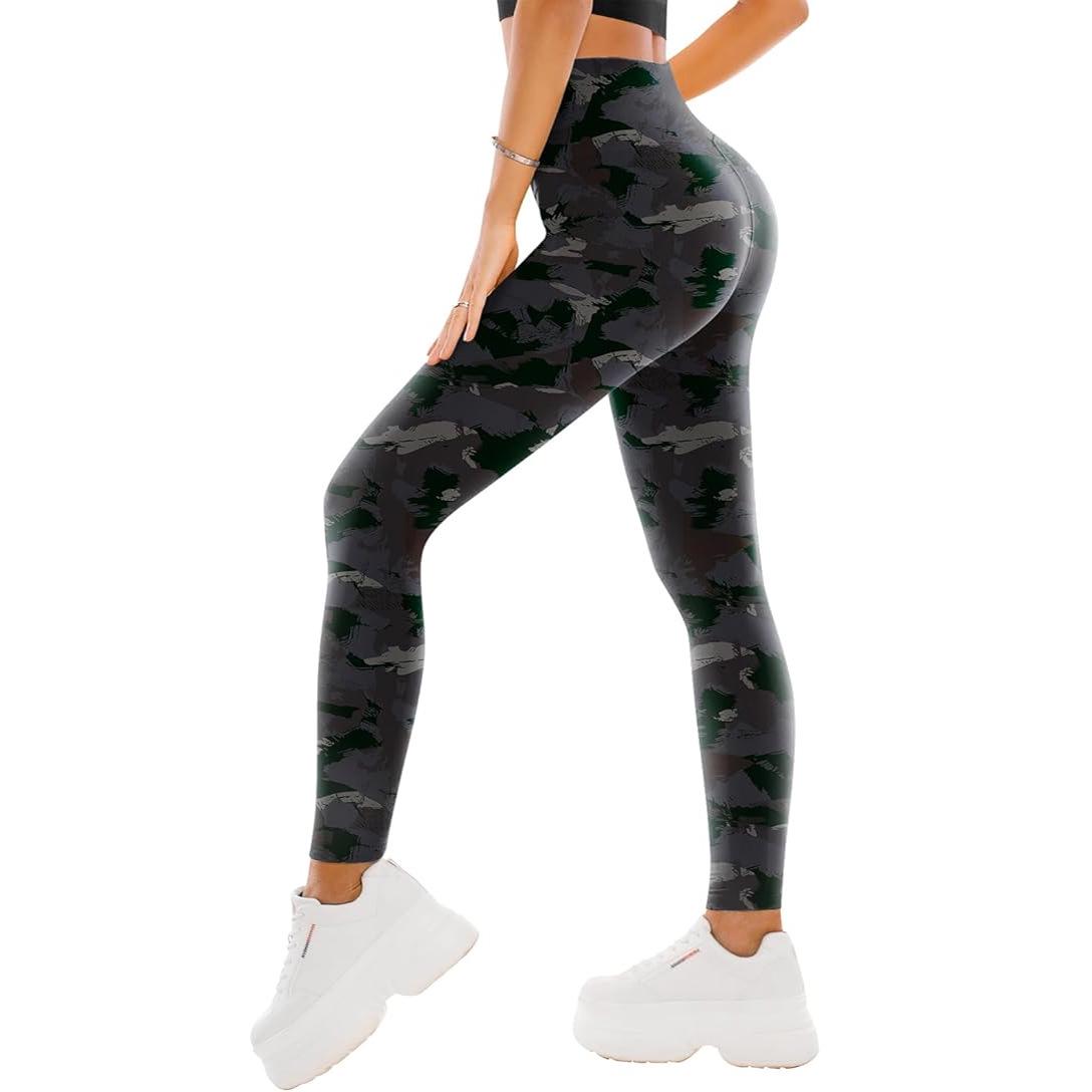 3D Print High Waist Yoga Pants - Stylish Spring/Autumn Activewear for Women XX-Large