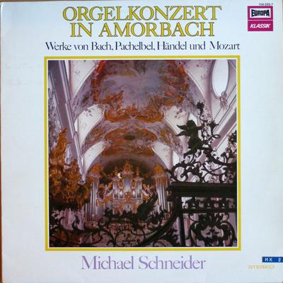 LP Record JOHANN SEBASTIAN BACH  JOHANN PACH  Orgelkonzert In Amorbach 1140337 Europa Klassik Germany Classical Used