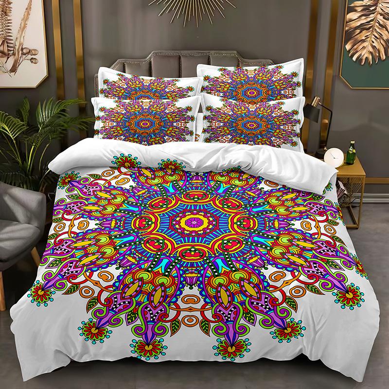 Fashion Technology Printing, 3D Digital Printing, Bedding, Duvet Covers, Pillowcases, Three-piece Sets