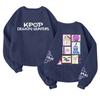 Children's Fashionable Lightweight Long-sleeved Round Neck Pullover With Pockets Printed Pullover