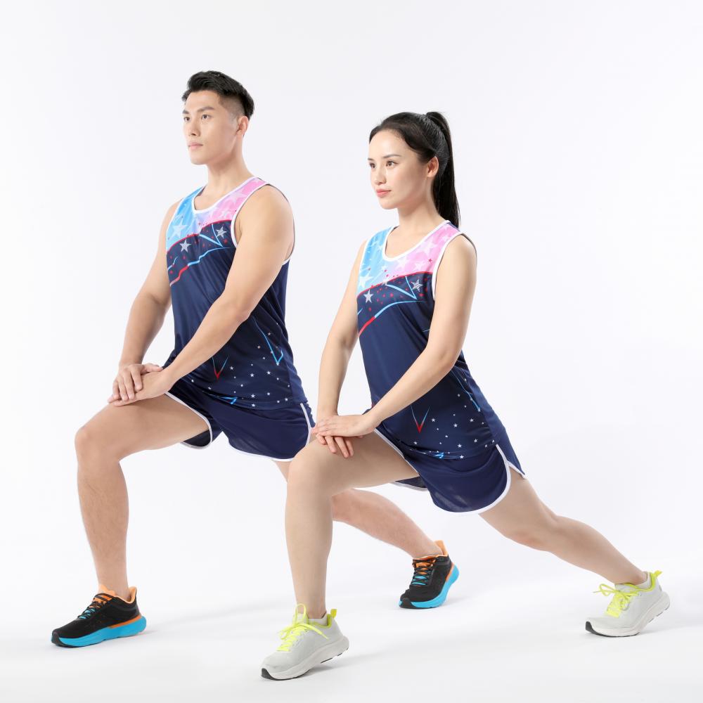 Unisex Track & Field Suit: Marathon Vest & Sprint Training Gear for Students