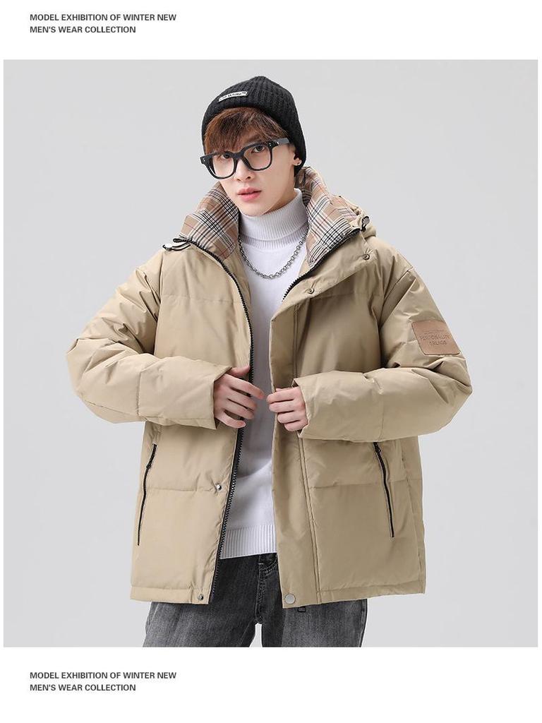 25th Anniversary Unisex Hooded Down Jacket - Winter Casual Style