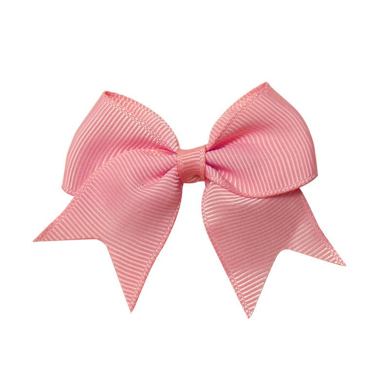 Children's Hairpin Bow Hair Accessories 8X5.5cm Girl Broken Hair Clip Bow Tie Solid Color Simple Ponytail Ribbon Hairpin