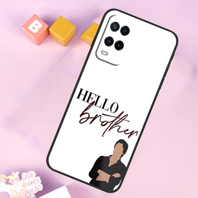 Damon and Stefan Vampire Diaries Case For Oppo A54 A74 A94 A40 A60 A80 A18 A38 A58 A78 A98 A96 A76 A16 A15 A17 A57 A5 A6 Pro