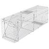 VidaXL Galvanized Animal Trap 100 Cm, Habitats and Cages for Small Animals, Animal Trap,, Rat Cage 170238