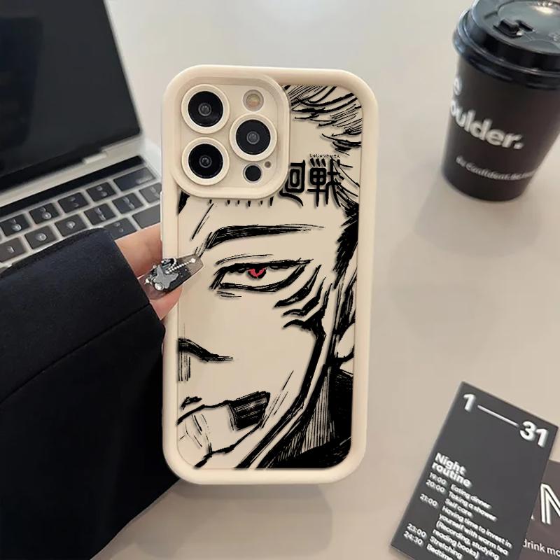 Jujutsu Kaisen Anime Phone Case For Vivo Y28 Y03 Y17s Y19s Y100 Y78 Y36 Y27 Y16 Y77 Y75 Y35 Y22s Y02 Y72 Y76 4G 5G Cover