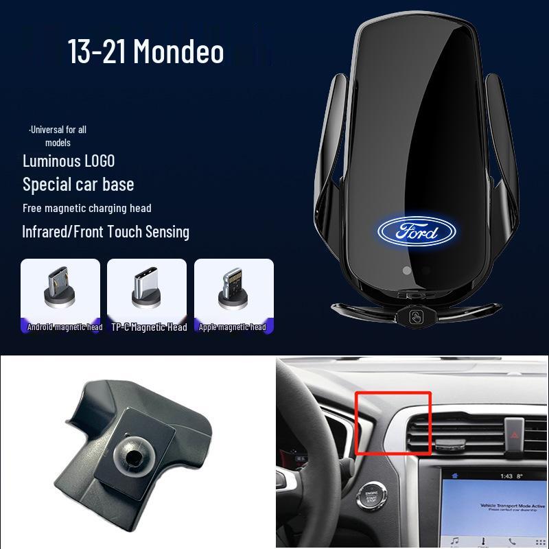 Magnetic Wireless Fast Charging Phone Holder for Ford Focus/Mondeo/Fiesta