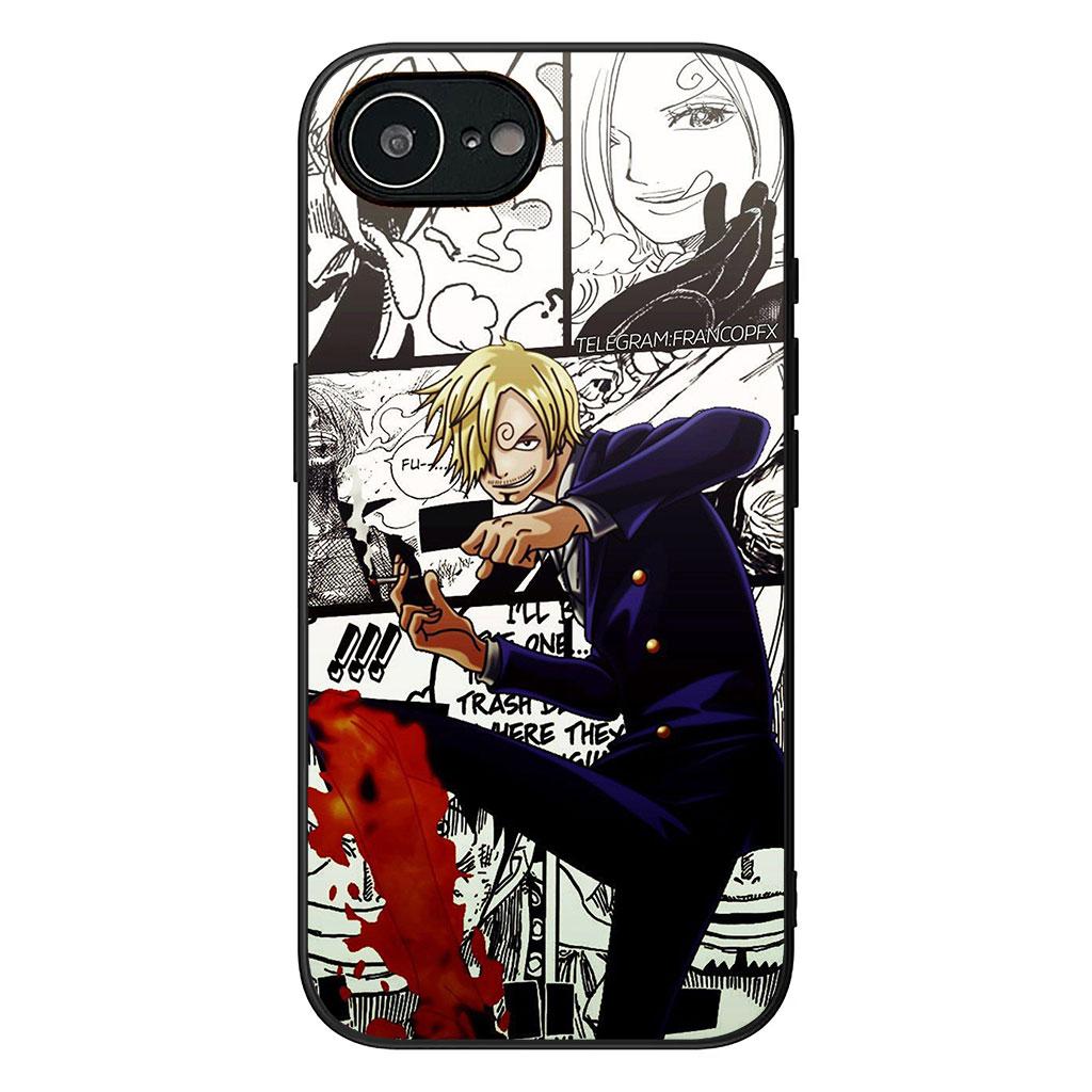 Poster Luffy Sanji One Piece Case for Motorola Moto G54 G05 G24 G45 G55 G75 G85 G15 G57 G86 Power Edge 50 30 Fusion neo Pro