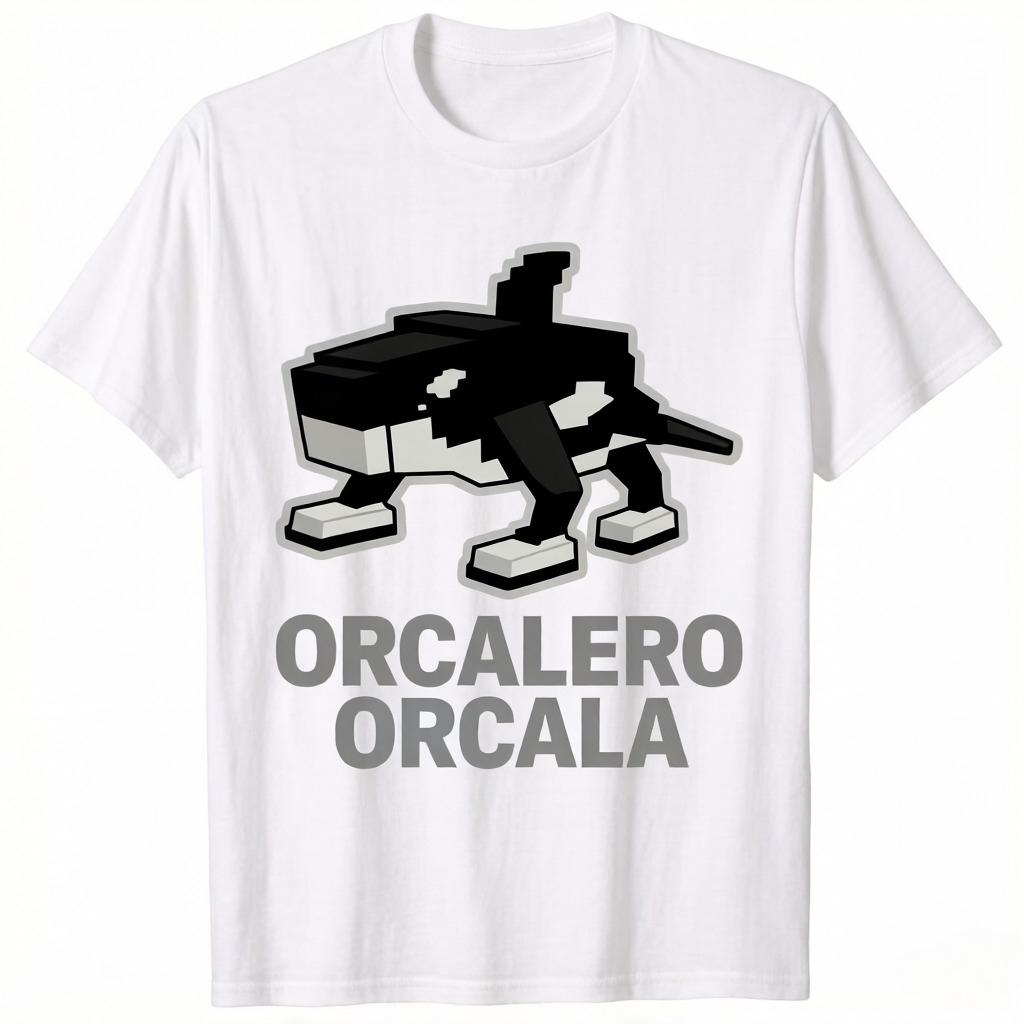 Los Orcalitos Funny Italian Brainrot Kids Orcalero Orcala TShirt Humor Y2k Design Video Gamer Graphic Tee Outfit Novelty Gift