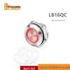 Lanbo Metal Tactile Push Button Switch, 16-22mm, High Current, Momentary, IP67, Lighted Reset.