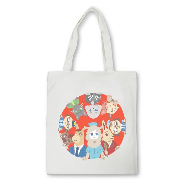 Cute Odd Taxi Anime Printing Shopper taška Ženy Estetická grafika Taška přes rameno eco Vysokokapacitní taška plátěná taška Bolsas