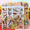 4pcs Cartoon Animals Dinosaur Bubble Stickers Three-dimensional 3D Puffy Decals DIY Notebook Guitar Phone Cool Graffiti Sticker