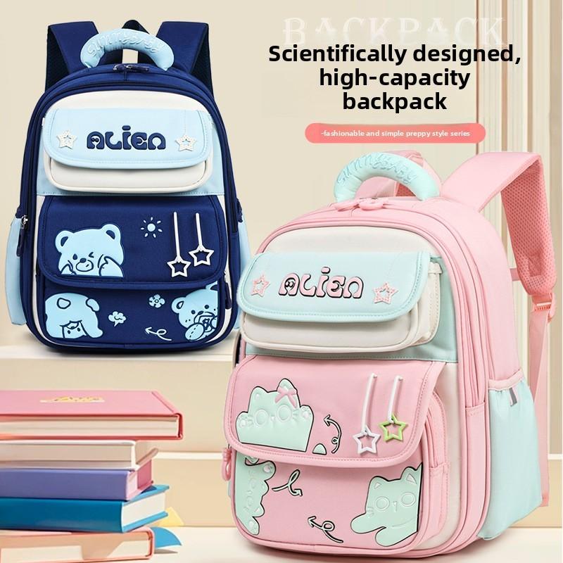Schulrucksack für Grundschüler aus atmungsaktivem, wasserdichtem Nylon für leichten Komfort