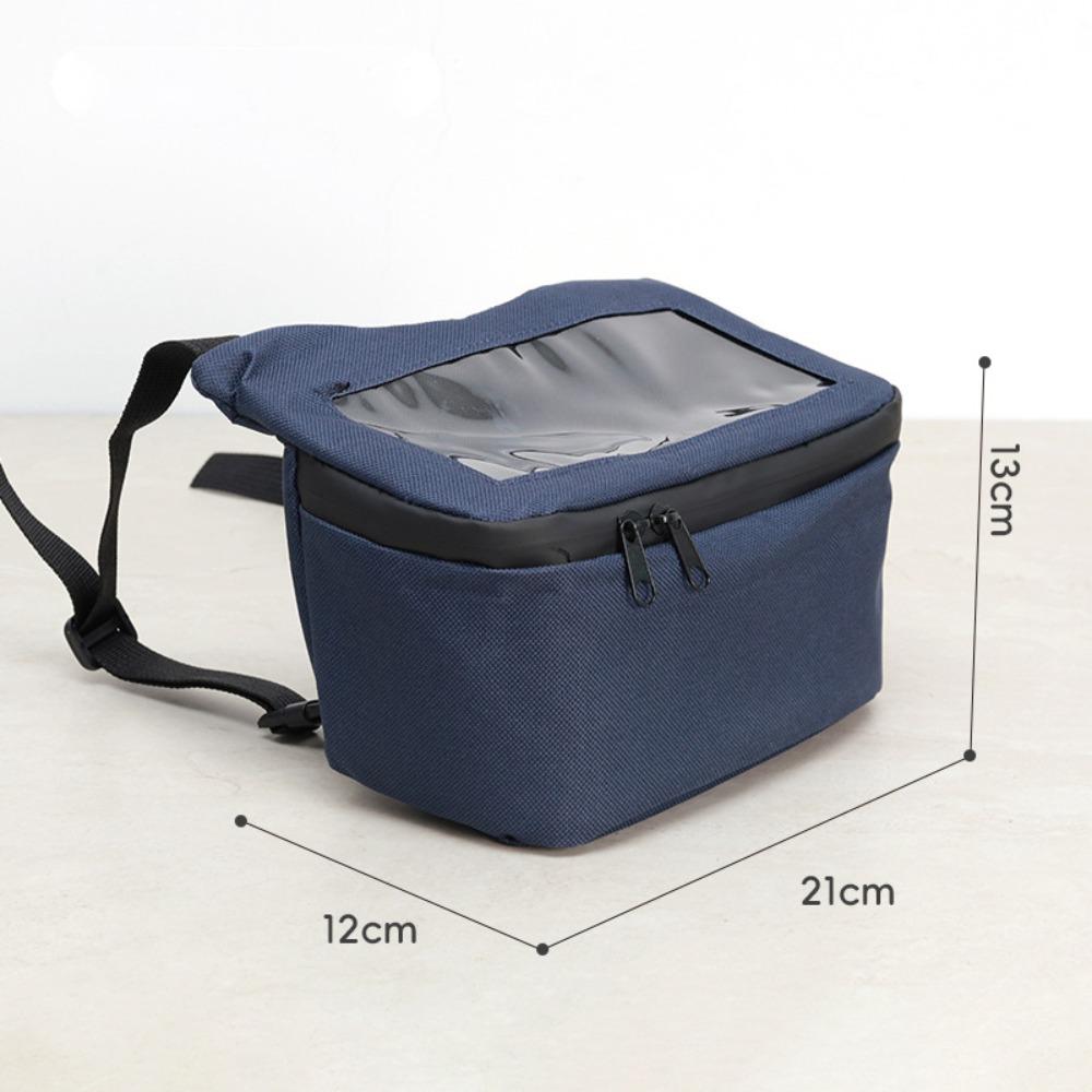 Universal Large Capacity Mountain Bike Bag Waterproof Viewing Window Electric Scooter Bag Bicycle Front Bag