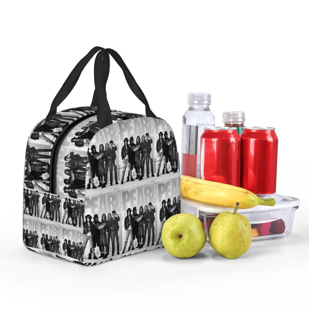Pearls Jam Band 2024 World Tour Rock Concert Insulated Lunch Bag for Women Office Cooler Thermal Food Box Tote Lunch Boxes