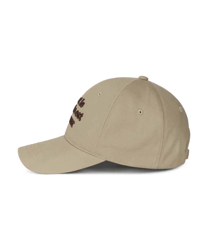 Bajal Tmv Lettering Ball Cap [Twill Beige]