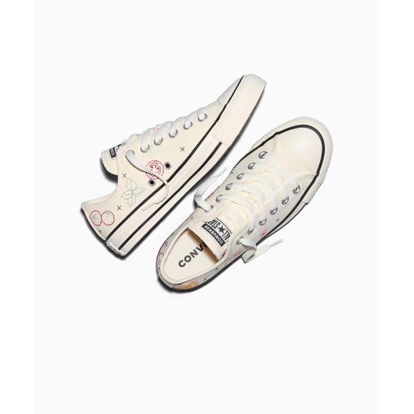 Converse Chuck Taylor All Star Market Essentials Egglet Comfortable Versatile Canvas Shoes Women Sneakers White A16681C