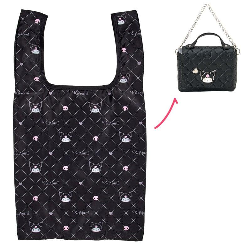 Sanrio KUROMI Eco Bag With Case Japan NEW Sanrio Characters