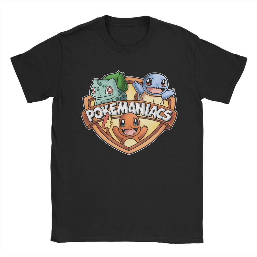 Harajuku Pokemoned Gengar Tshirts Unisex Crewneck Short Sleeve Clothing Cotton Summer Tops