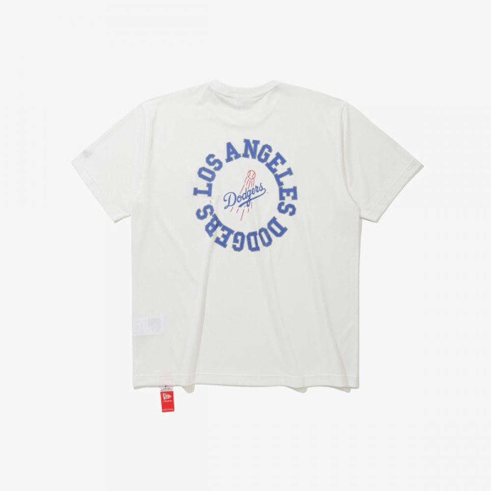 New Era Mlb La Dodgers Mesh T shirT Off whiTe 15147533
