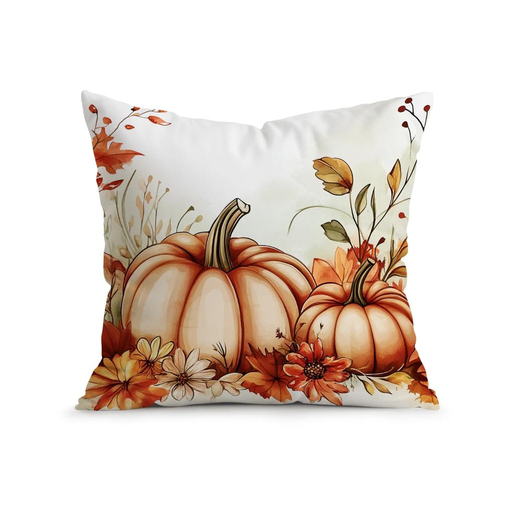 thanksgiving pumpkin sunflower Cushions Pillowcase Cushion Cover Throw Pillow Sofa Decoration Pillowcover Home Car Decor
