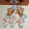 Plush Doll Keychain Love Kno Daniels Sugarbunnies Mascot Usahanas Choco Keyring Bag Pendant Toy Doll Gift