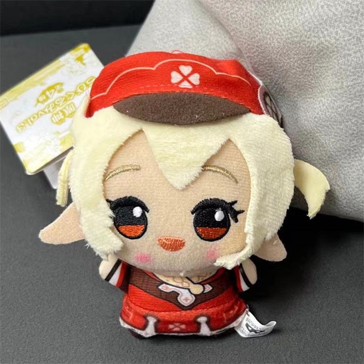 Authentic Anime Plush Characters new Genshin impact Tartaglia Zhongli Fischl Aether Diluc Plush Action Figure Model Toys