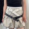 Rivet inlaid flower versatile Korean version jeans, personalized high-end belt, waist belt for women