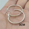 Women's Versatile Large Hoop Earrings - Trendy Personality In Black, Gold, Silver; Non-Piercing Ear Clips for Nightclubs