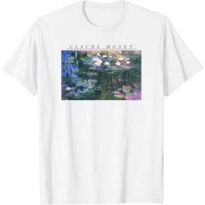 T-shirt Pittura Ninfee di Claude Monet