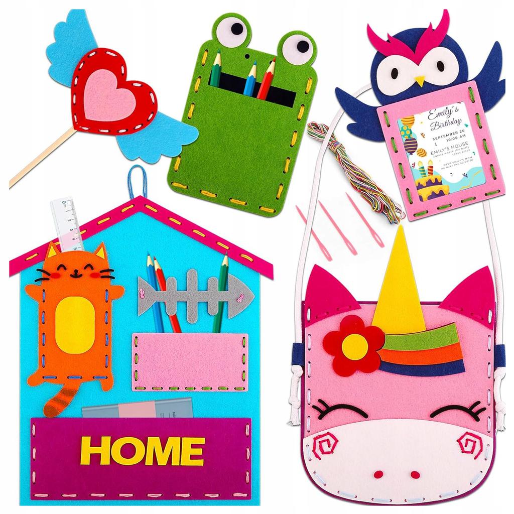 [PACZA] DIY Felt Sewing Kit for Kids Z3357