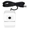 White Web Cam High Resolution 1080P 30fps 360 Degrees  Rotation USB Computer Webcam for Live Broadcast Online Class