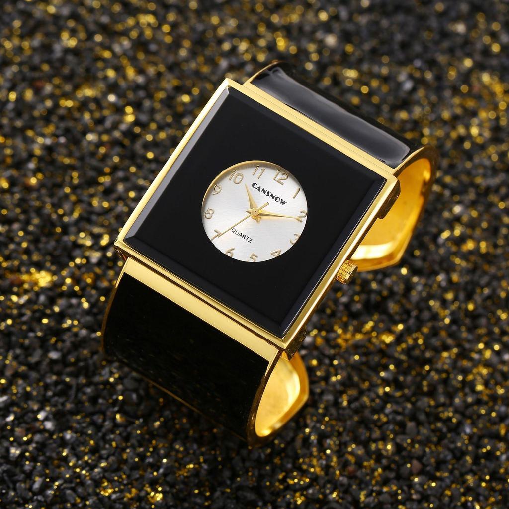 New Fashionable Women's Bangle Watch Ladies' Square Watch