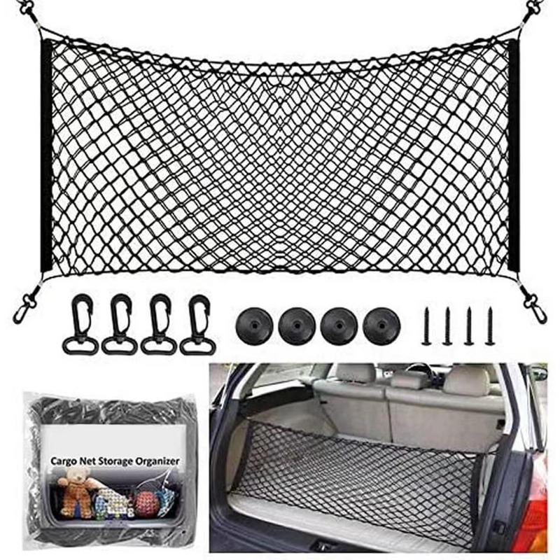Car Cargo Net Storage Net For Car Rear Automotive Storage Netting Multifunctional SUV Trunk Net For Fishing Boats Camping
