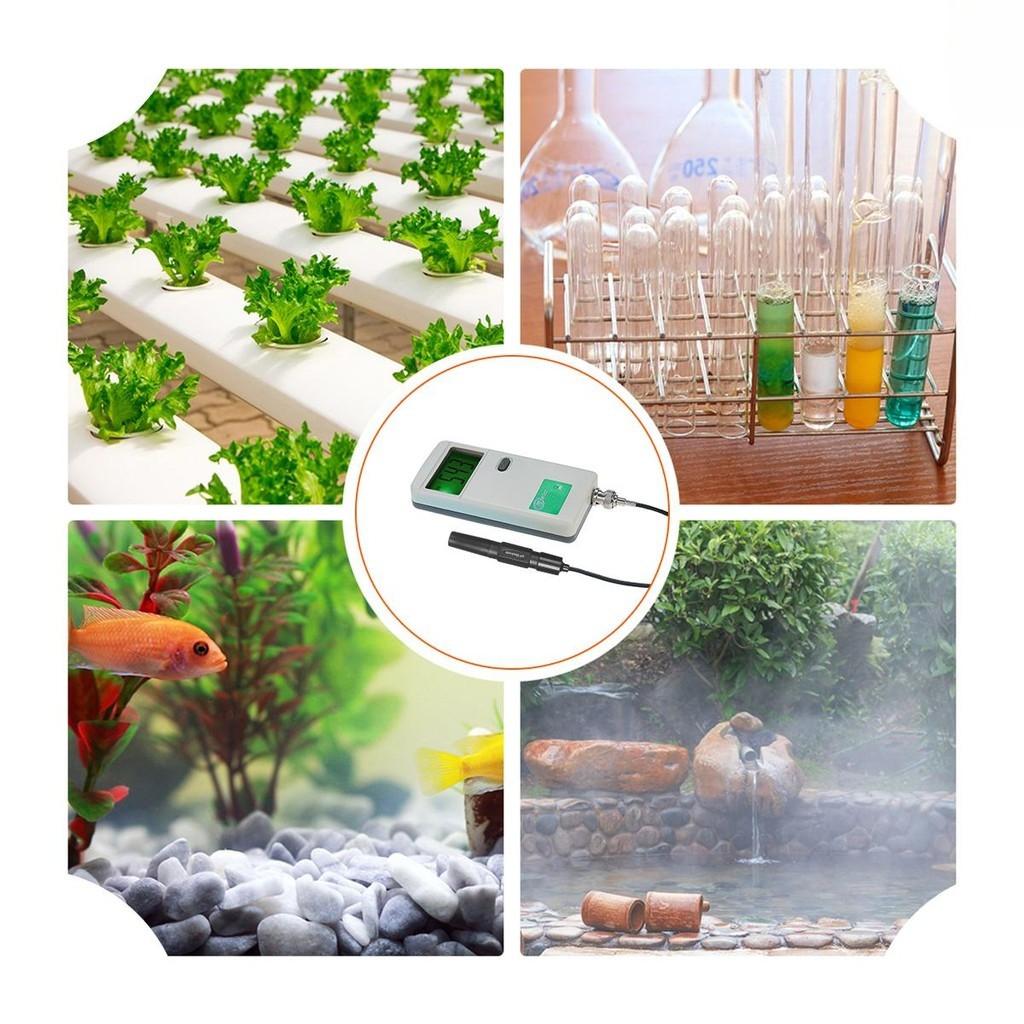 Laboratory Aquarium Swimming Pool Water Analysis Device High Precision PH Tester Portable Backlight Display Water Quality Monitor