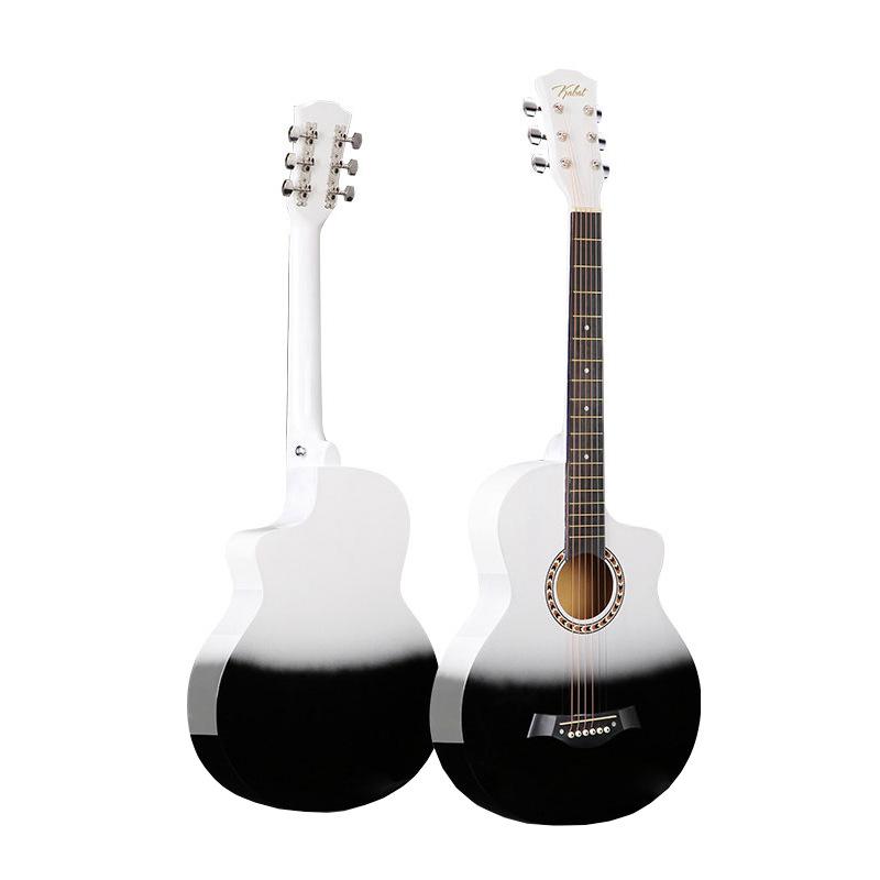38-Inch Gradient Acoustic Wooden Guitar for Beginners