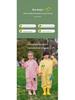 Kids' Full-Body Rainproof One-Piece Suit with Hood for Boys and Girls