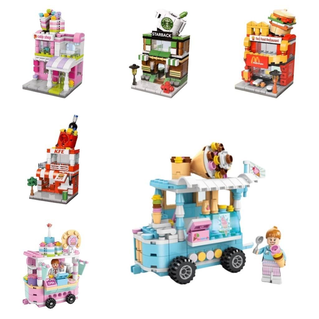 High-quality Abs Plastic Building Blocks Compatible With City Street Scene